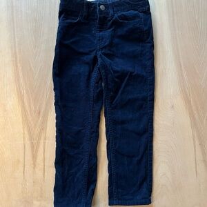 H&M Kids Slim Fit Dark Blue Corduroy Jeans